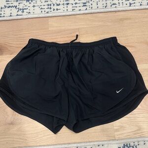 Nike Women’s Black Athletic Running Shorts with Swoosh